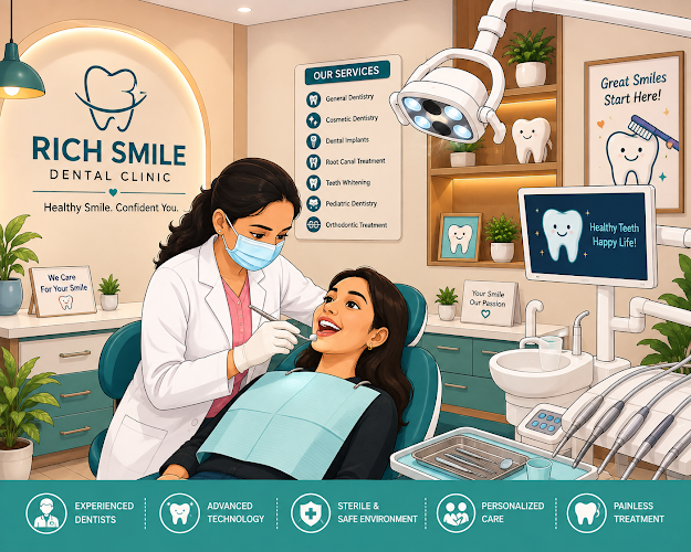 RICH SMILE | DENTAL CLINIC | Dentist | Shivne | Nanded City | Pune — Cosmetic dentist